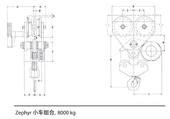 Zephyr集成手推或手拉式小車(chē)組合(圖5)